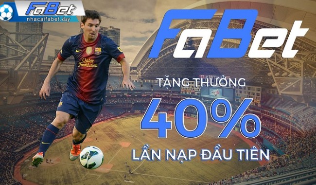 Thưởng chào mừng 40% lên đến 20.000.000 VNĐ