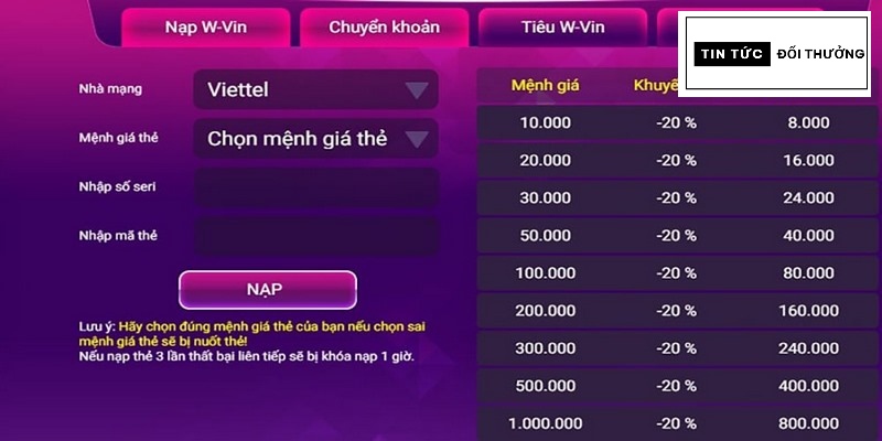 Tặng giftcode vô hạn tại win88